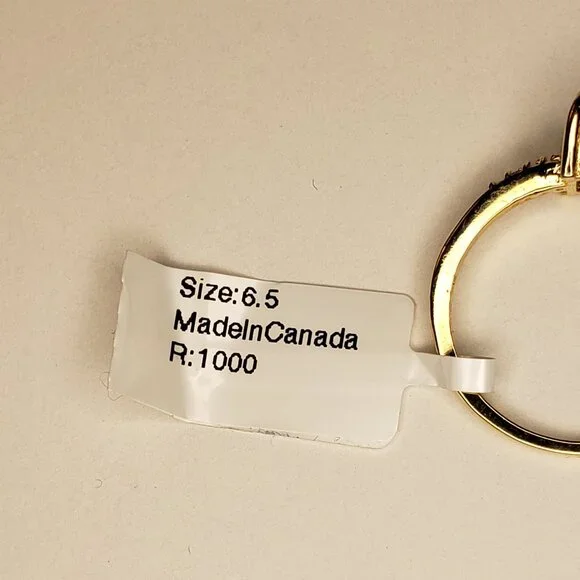 Yellow Gold & Natural Sapphire Ring - 10KT - Picture 9 of 11